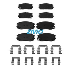 Front + Rear Ceramic Brake Pads for 2010 - 2017 Chevy Equinox / GMC Terrain