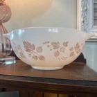 Vintage Pyrex Pink Gooseberry 443 Cinderella Nesting Bowl Large