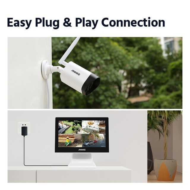 ANNKE N44WEE174GK 1080p 1TB Complete Wireless CCTV Camera System