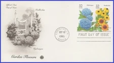 USA4 #2996 U/A PCS ARTCRAFT FDC STR2  Hydrangea