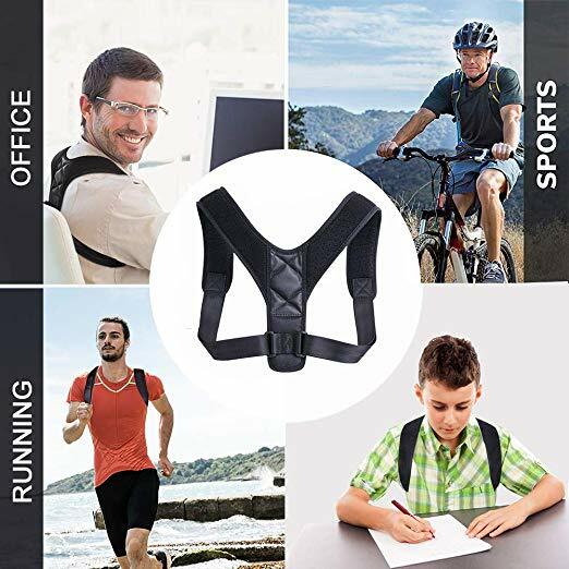 Elastic Back Brace Posture Corrector for Men Women Well Ventilated