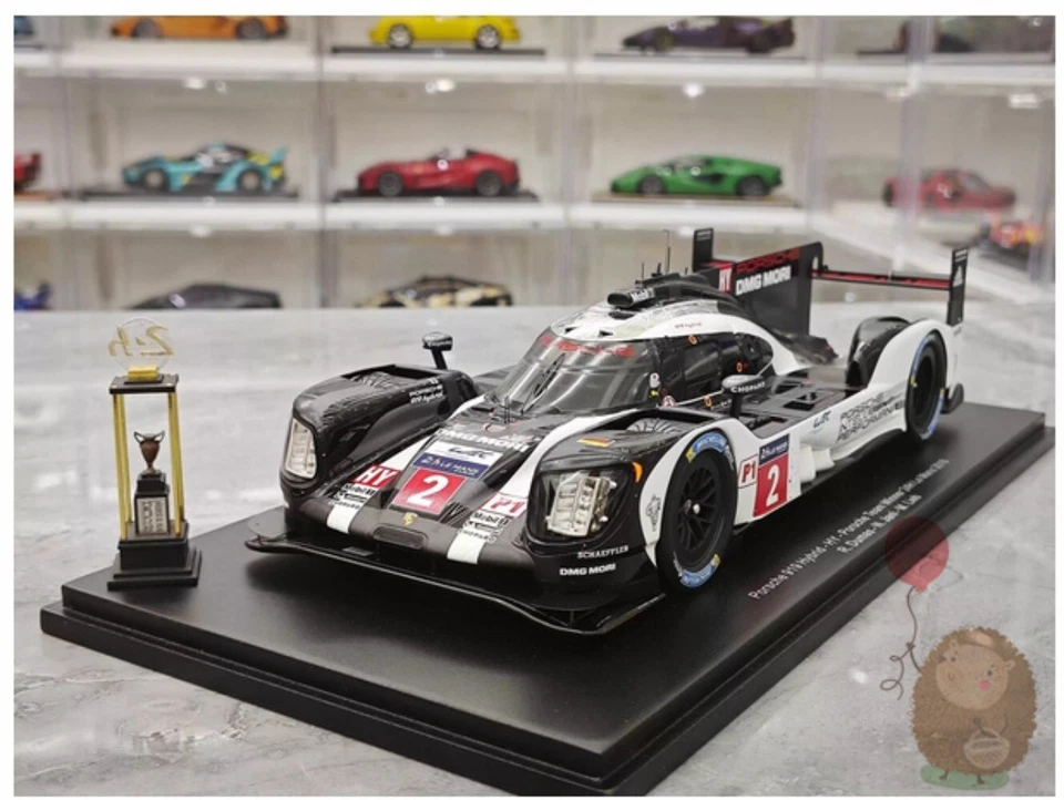 Spark 1:18 Le Mans Porsche 919 Hybrid 2016 Alloy Model Car diecast birthday Gift - Image 4 of 4