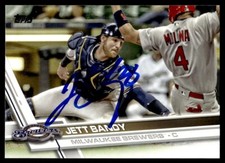 2017 Topps Update Jett Bandy Milwaukee Brewers #US266 Signed Card