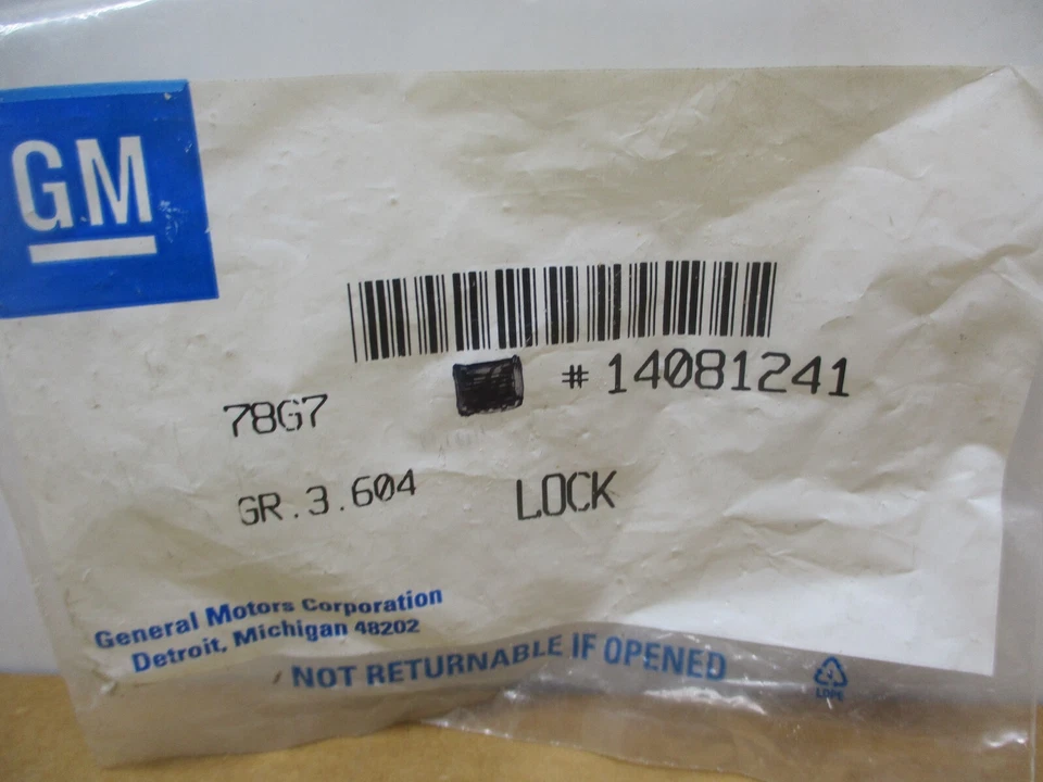 Juego de 6 cerraduras francesas colector de escape bloque pequeño Chevy GM NOS 1964-75 14081241 Foto 2 de 2