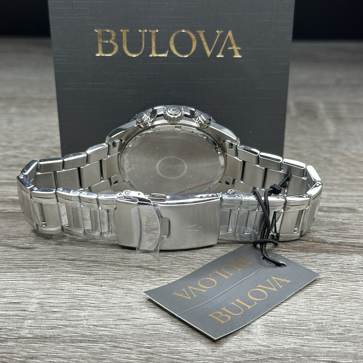 Bulova Men's Stainless Steel Chronograph Unidirectional Bulova Men's Stainless Steel Chronograph Unidirectional