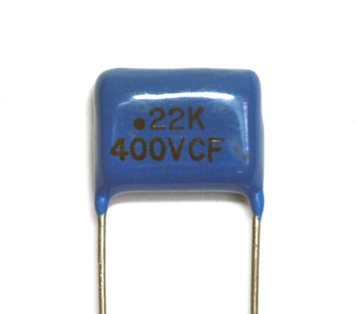 20pc MER ME Metallized Polyester Film Capacitor 224 0.22uF 400V K ±10% CF - Picture 1 of 2