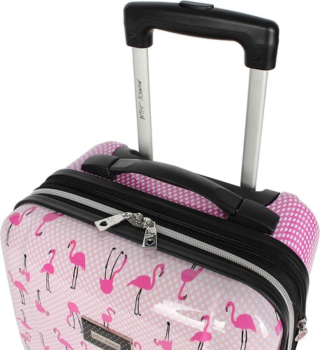 Equipaje de mano rígido lateral Betsey Johnson - 15" con 2 rodillos para debajo del asiento - Imagen 10 de 21