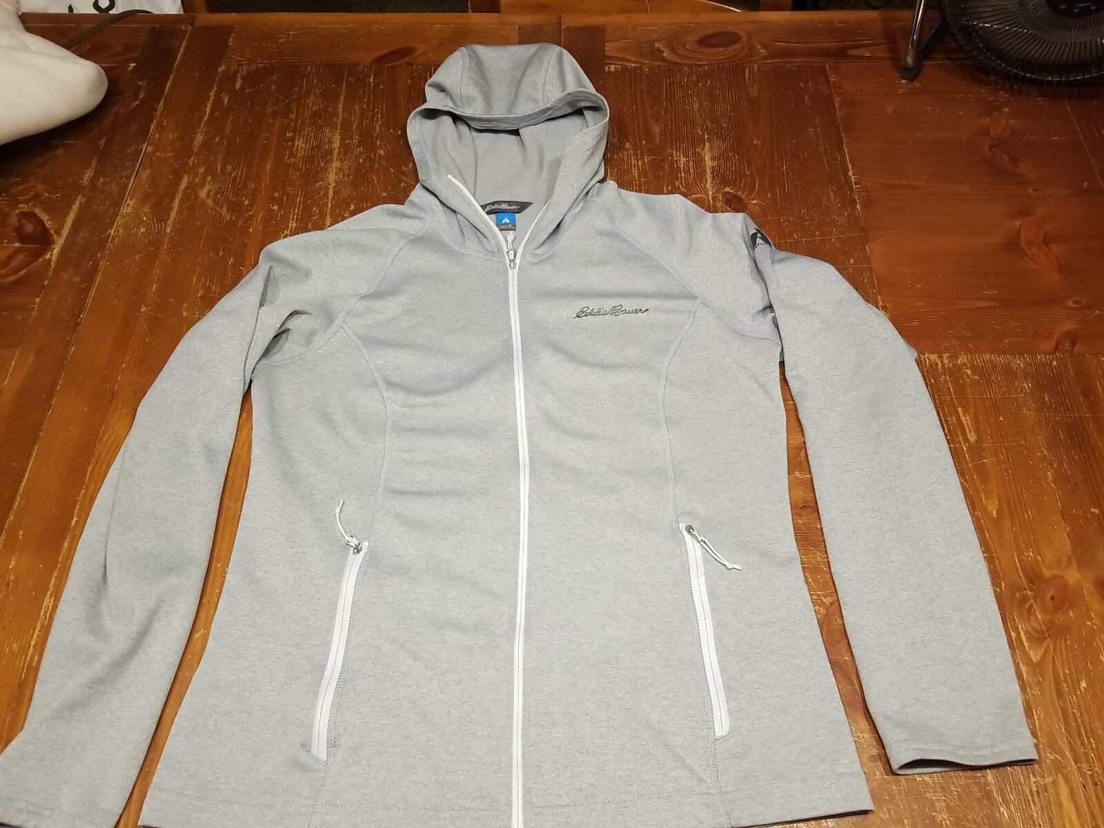 Grey Hooded Lightweight Jacket 
