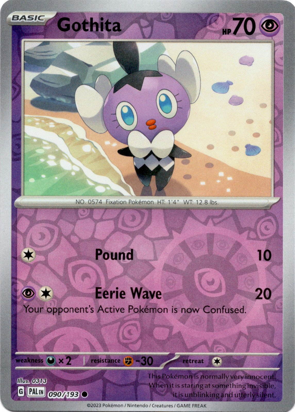 Gothita - 090/193 - Paldea Evolved - Reverse Holo