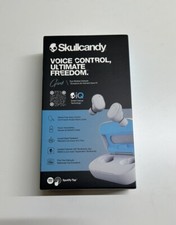 Skullcandy Grind Light Grey/Blue True Wireless Bluetooth Headphones Earphones
