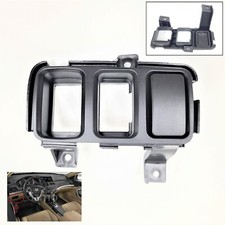 Fit 2008 - 2010 Accord 2 Slot Aftermarket Fog Light Switch Bezel Bracket Trim