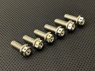 Aprilia RS125 Titan gebohrt vorne Scheibenschraubensatz 06-10 Ti Rotor Race Spec