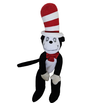 Universal Studios Cat in the Hat Plush Dr. Suess Bean Bag Stuffed Toy