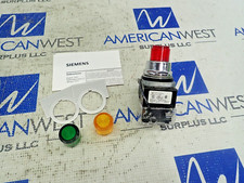 52PA6G2A Siemens Push to test Pilot light Red, Green, Yellow Lens 120V