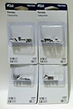 40-Pk Blue Hawk Ferrules For Wire Rope 1/16In Aluminum 0637550