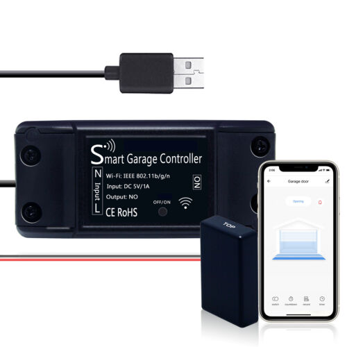Smart Garage Door Opener WiFi Remote Controller with Alexa Google Android Home / - Picture 7 of 10