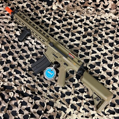 NEW Echo1 Robinson Armament Polymer XCR-L AEG Airsoft Gun - JP-79 - Tan