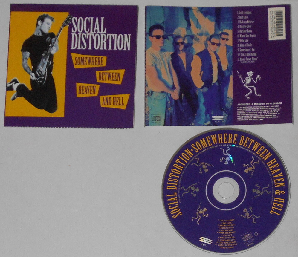 Social Distortion - Somewhere Between Heaven and Hell - BMG club