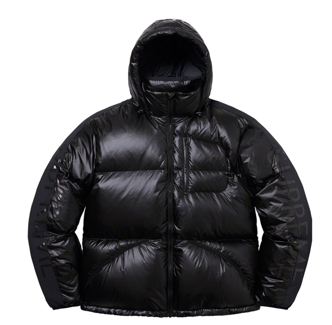 100 % authentique !! Veste Supreme Featherweight Down noire M