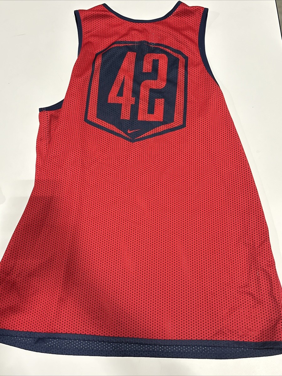 USA BASKETBALL リバーシブル Men's Mitchell & Ness Grant Hill Navy/White USA Basketball