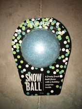 Da Bomb Bath Bomb Snow Ball Bath Fizzer Surprise Inside Blue Glitter