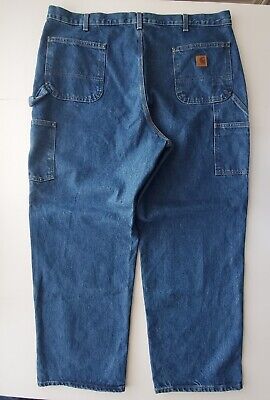 Carhartt B73 DST Jeans Loose Original Fit Sz 40 x 30 Double Carhartt B73 DST Jeans Loose Original Fit Sz 40 x 30 Double