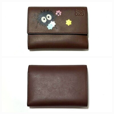 LOEWE Spirited Away Totoro Studio Ghibli Dust Bunnies Zip Wallet