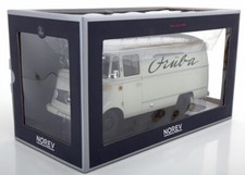 Mercedes-Benz L319 1957 Grey Norev 1:18 Diecast Panel Van Van LHD