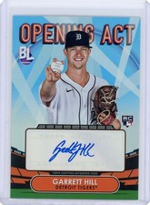 2023 Topps Big League Garrett Hill Tigers Rookie Autograph Opening Act SHARP!