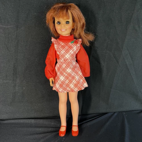 Vintage 1969 Ideal Toy Crissy Doll Hair Grows Fully Dressed VG Working Clean!