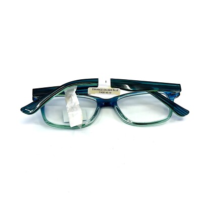 Zack & Zoe EN 3926 Blue Fade Rectangular Kids Eyeglasses Frames 45