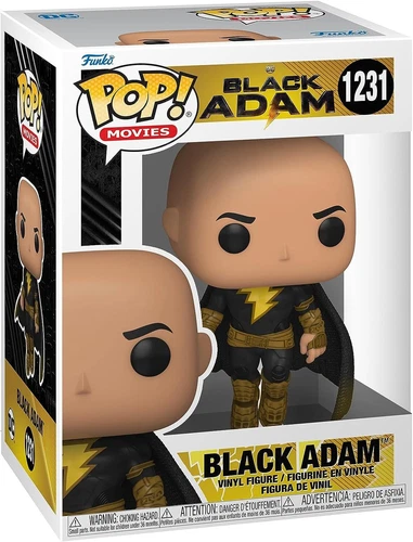 FUNKO POP BLACK ADAM #1231 Based on Character from DC Comics, POP FIGURE & STAND