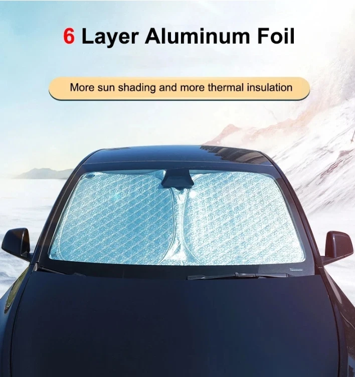 6 Layer Thick WindScreen Sun Shade for Suzuki Vitara 15-25 Premium UV Protection — 第 2/4 张图片