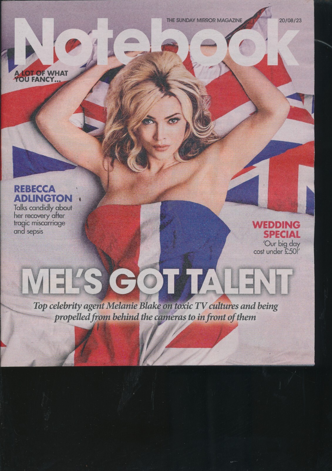 Notebook Magazine August 2023 with Melanie Blake and Rebecca Adlington  -image