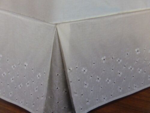Jupe De Lit Complète Vintage Perry Ellis America Denim Bleu - Coton 100% - 54x75 Pouces
