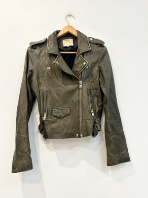 Designer IRO Size (8 AU) Ashville Style Biker Leather Women's