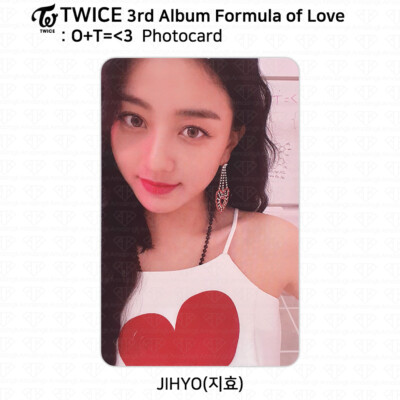 TWICE 3rd Album Formula of Love : O+T= 3 Official Photocard Jihyo