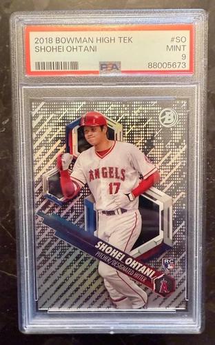 2018 Bowman High Tek SHOHEI OHTANI PSA 9 ANGELS DODGERS #SO RC