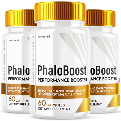 Phaloboost - Premium Capsules for Men s Vitality and Performance (3 Pack)