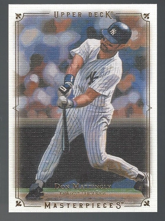 Don Mattingly 2008 UD Masterpieces SP Card# 106 - Image 3 of 4