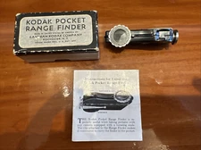VINTAGE! 1939 Eastman Pocket Range Finder Patent Pending Black Bakelite Untested