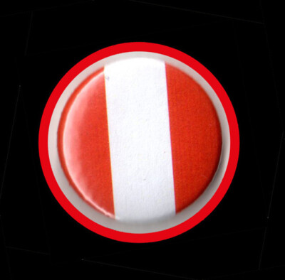 Peru ''BUTTON''Lima/Chiclayo/Piura/Chimbote/Cusco/Ica/Tacna/Iquitos  Anstecker