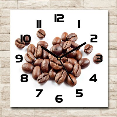 Planche De Cuisine En Verre Trempé Tulup, 60x52 Cm, Motif Grains De Café, Neuve