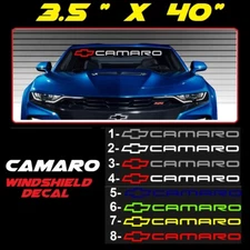 CAMARO z28 Chevrolet, 40" LONG Windshield Baner Sticker Logo Vinyl Decal