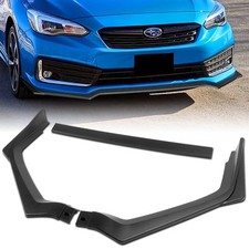 Front Bumper Lip Spoiler for 2020-2023 Subaru Impreza ABS Matt Black