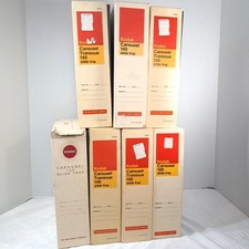 Kodak Carousel 140 Slide Projector Trays SET 7 with Boxes B140T 104-6044 lot