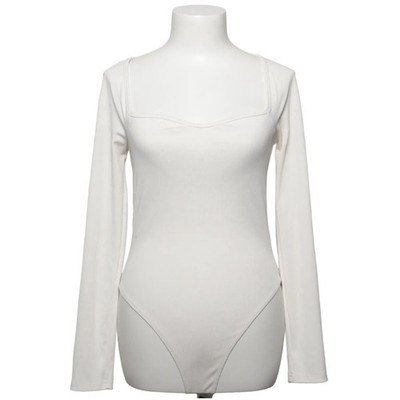 Shein, Body, Größe: 38, Weiß, Elasthan/Polyester, Einfarbig, Damen #wAF