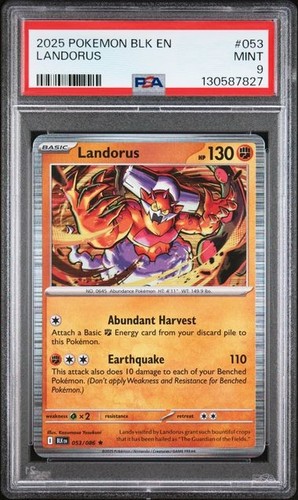 Landorus graded PSA 9 for sale on eBay