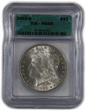 1902 Year Grade MS 65 Morgan Dollars (1878-1921) for sale | eBay