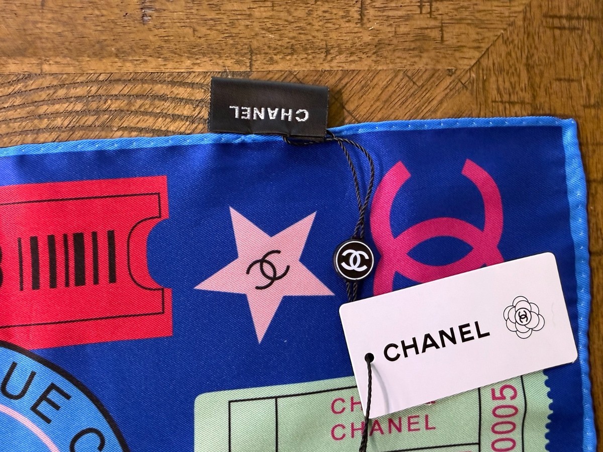 ❤*9様 CHANEL カラフル　スカーフ　シャネル　ストール　バンダナ　ヴィン Chanel Multicolor Scarf | eBay
